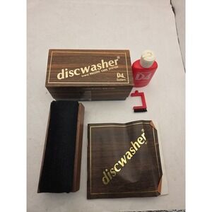 Discwasher D4 Care System Record Cleaner Fluid Brush Booklet  & Box SEE NOTES